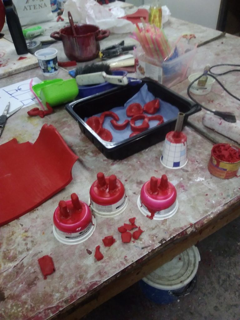 Making bronze teeth