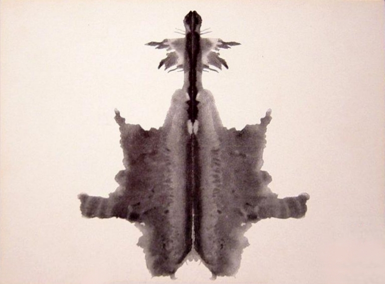 Rorschach test blot card 6