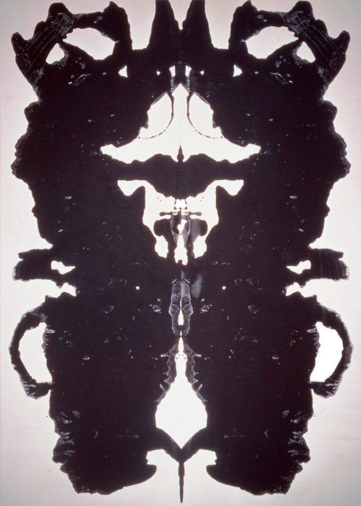 Andy Warhol – “Rorschach” (1984) acrylic on canvas, 412cm x 292 cm.