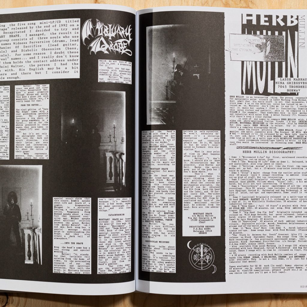 Hammer of Damnation 1991-1996 zine - hardcover book